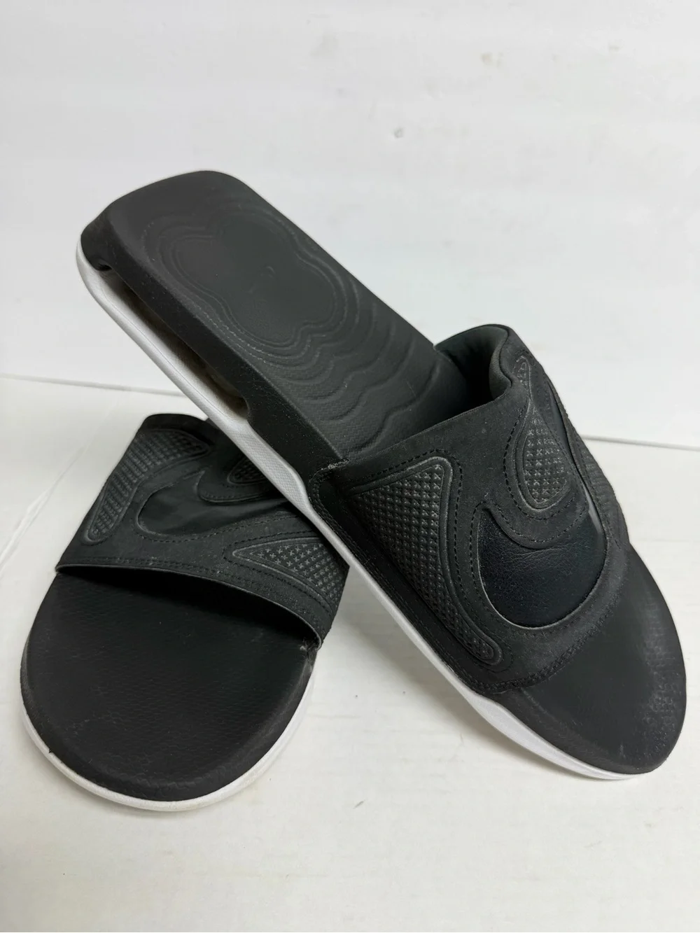 Nike Air Max Cirro Slide ~ Black / White ~ (DC1460-004) SIZE 12